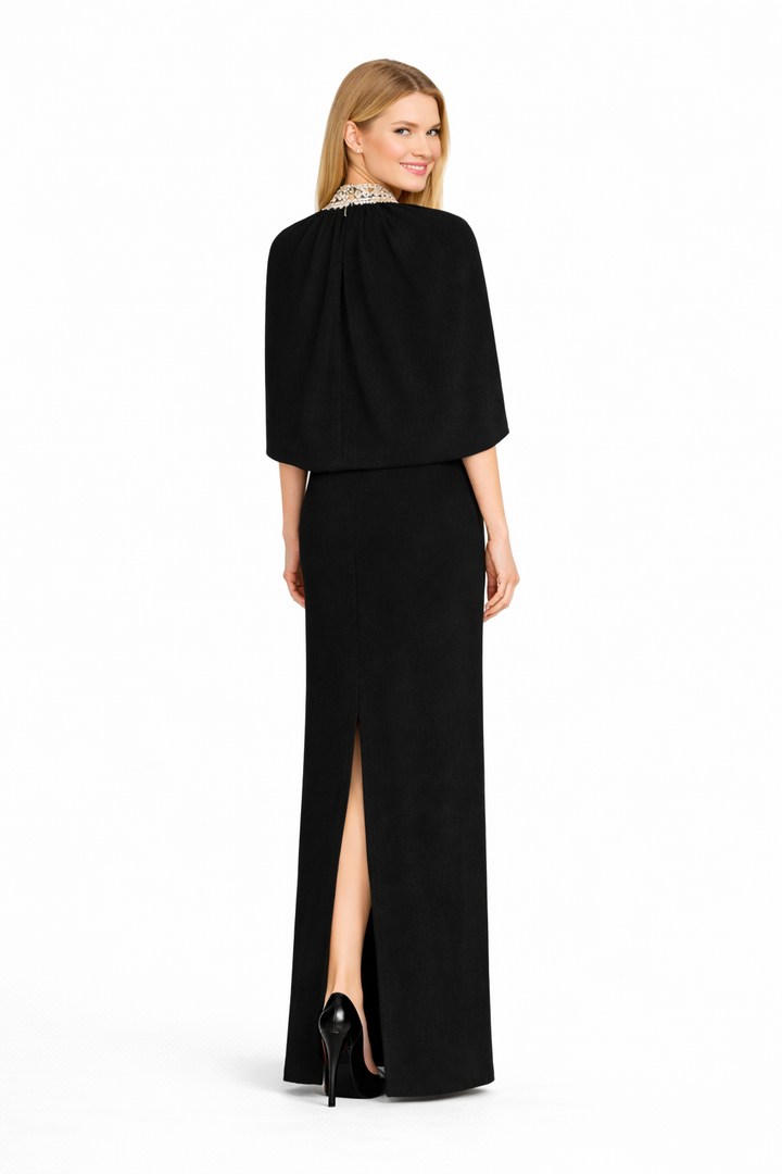 off-shoulder pleated mermaid maxi dress - SCULPT