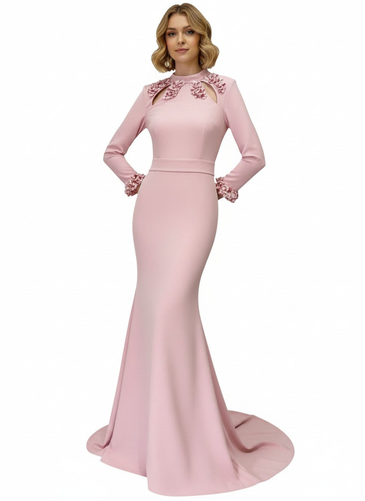 Embellished cutout mermaid gown – Lolisa