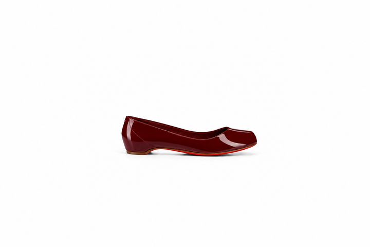 Patent Square-Toe Ballet Flats - Merovia