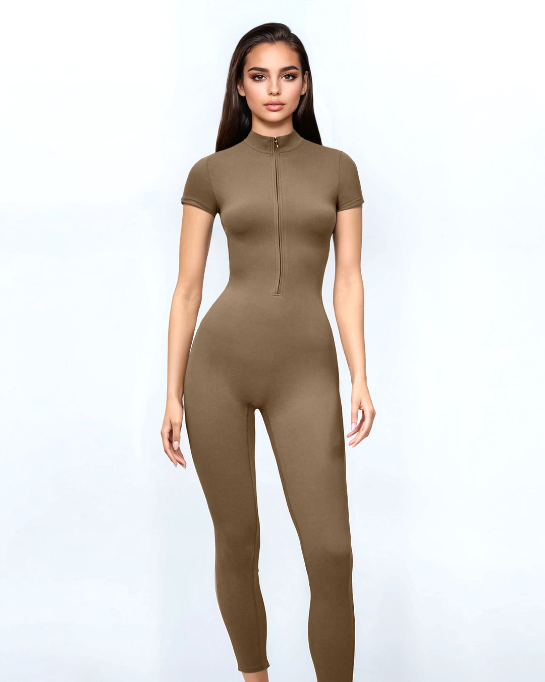 Haut à manches évasées plissées et ensemble jupe longue avec ceinture à la taille – Rosiny 