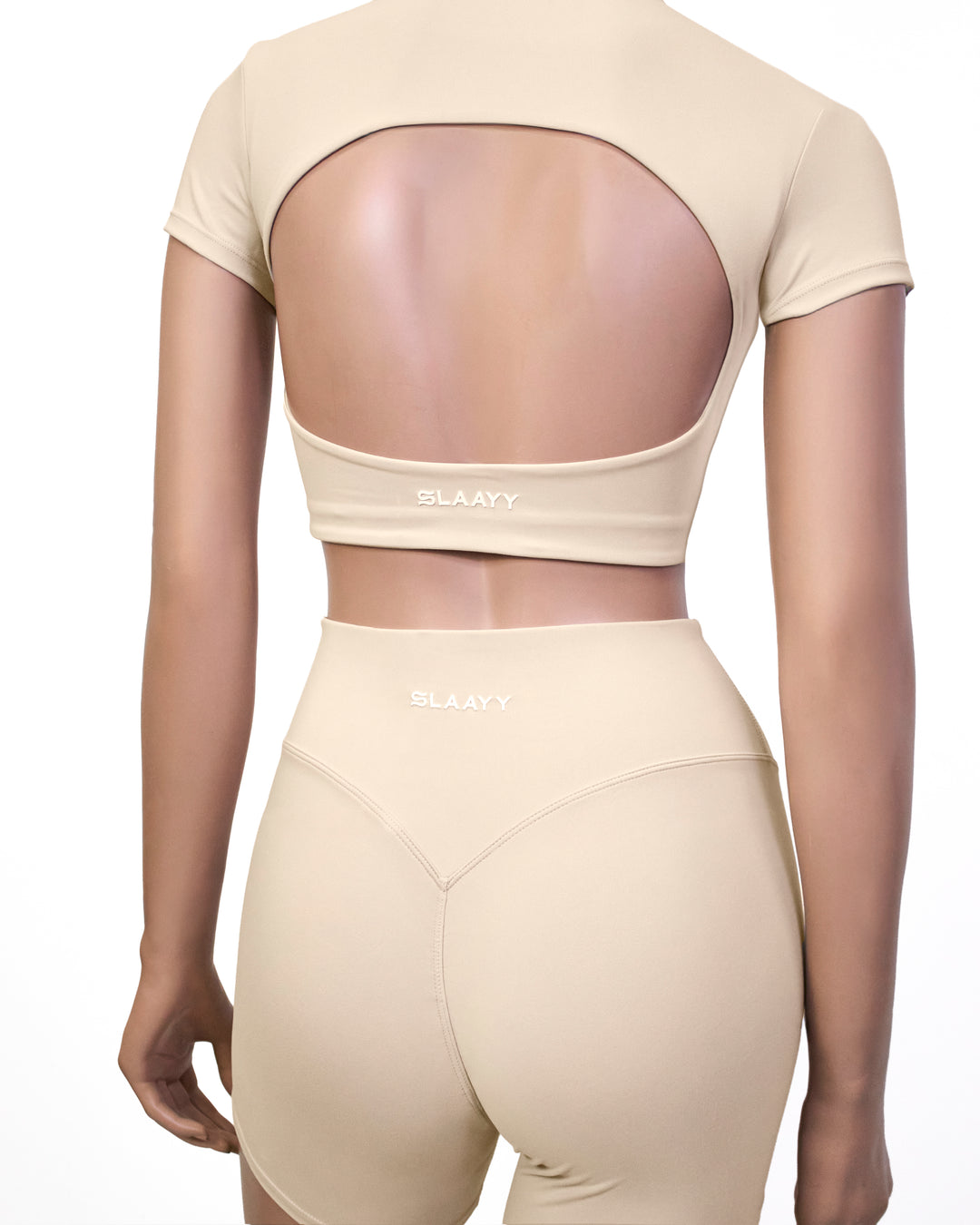 褶皱喇叭袖上衣和高腰裙套装，配腰带 – Rosiny 