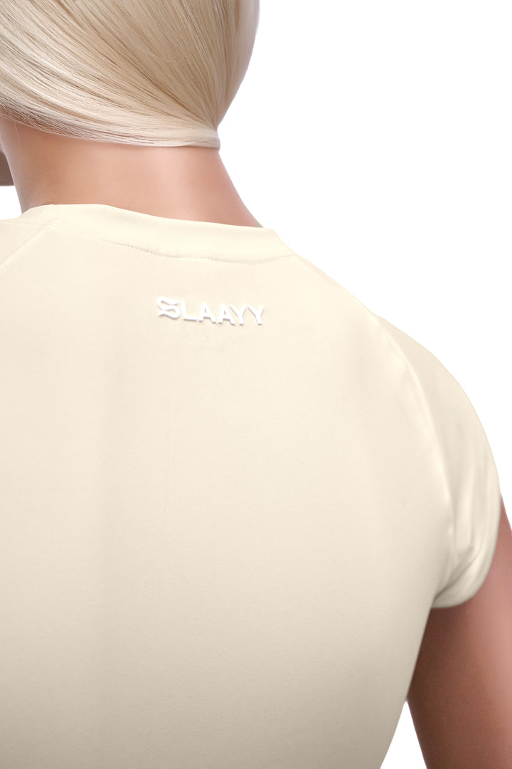 Haut à manches évasées plissées et ensemble jupe longue avec ceinture à la taille – Rosiny 