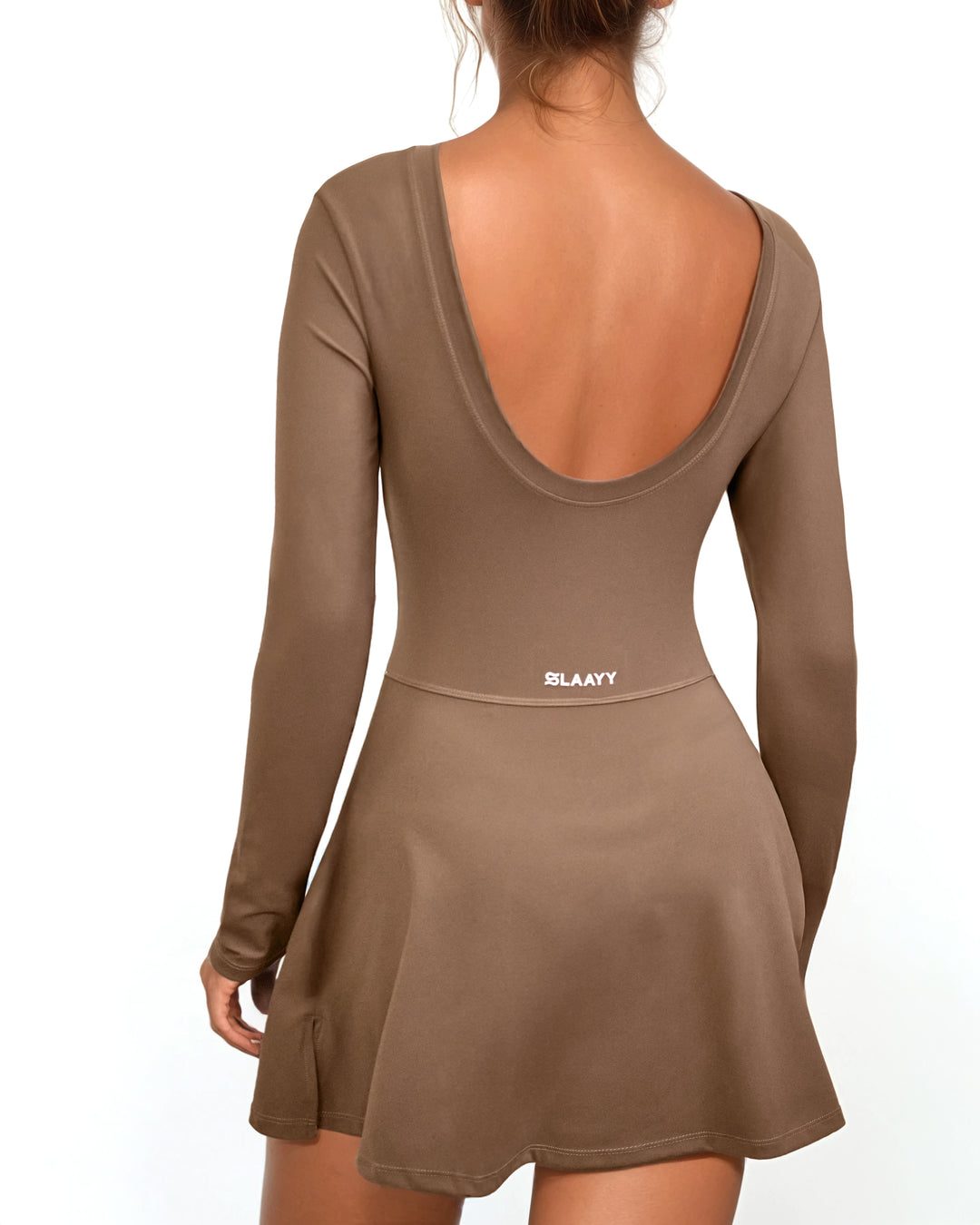 Haut à manches évasées plissées et ensemble jupe longue avec ceinture à la taille – Rosiny 