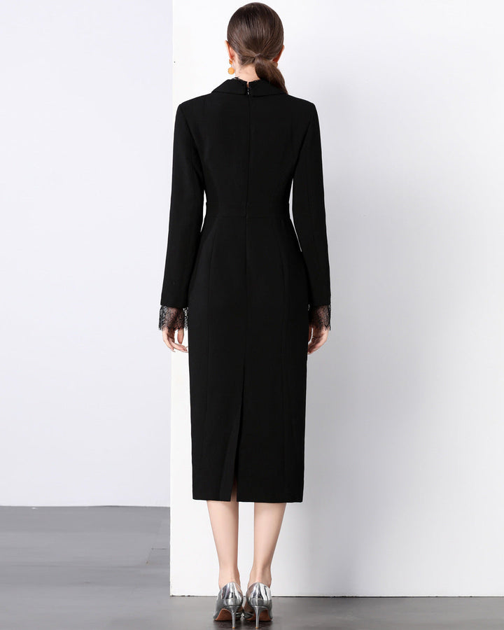 Haut à manches évasées plissées et ensemble jupe longue avec ceinture à la taille – Rosiny 