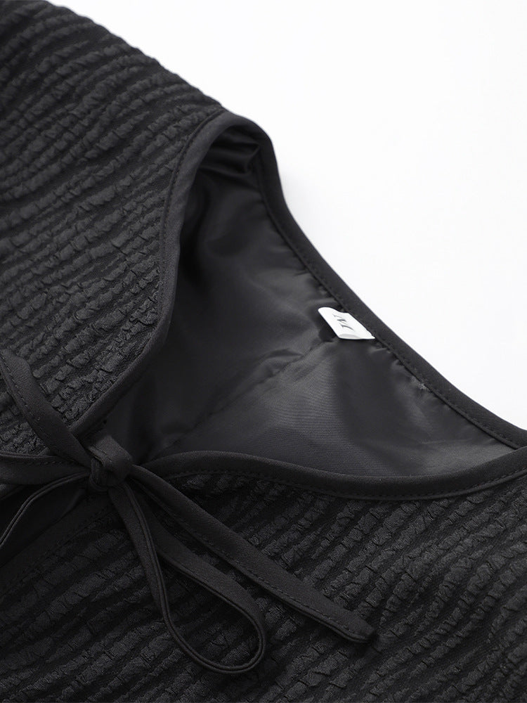 جاكيت مبطن بأكمام مزينة بالريش - بوغتار