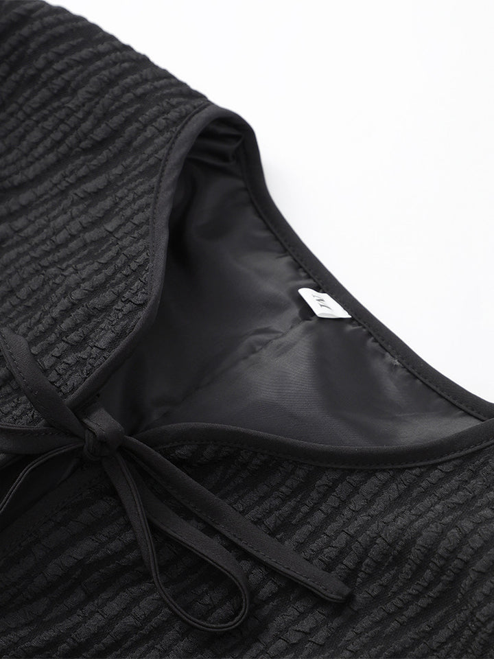 جاكيت مبطن بأكمام مزينة بالريش - بوغتار