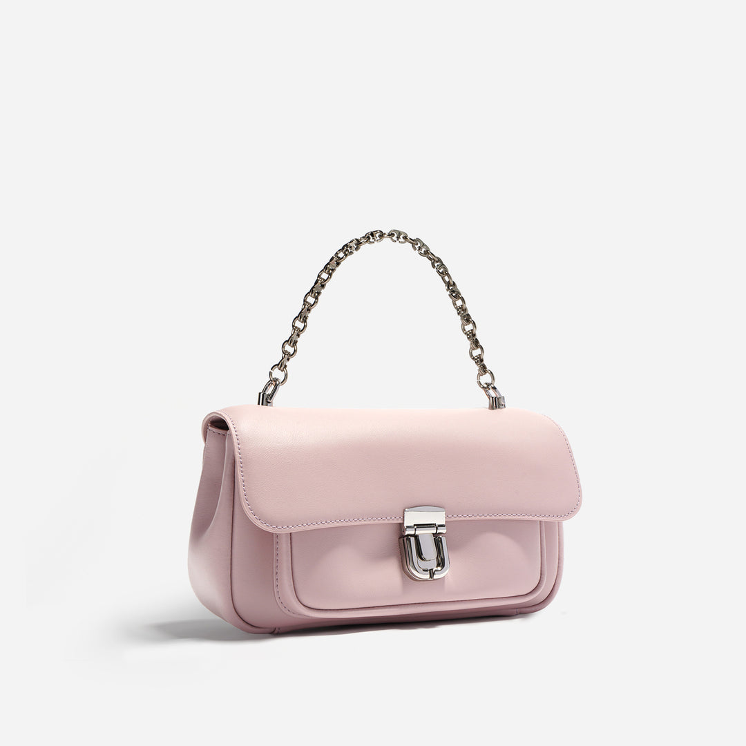 mouwloze uitlopende midi-jurk met kettingriem - CELIAV 