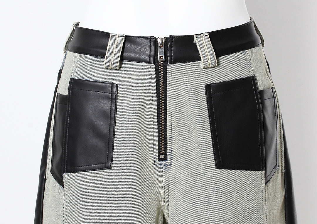 褶皱喇叭袖上衣和高腰裙套装，配腰带 – Rosiny 