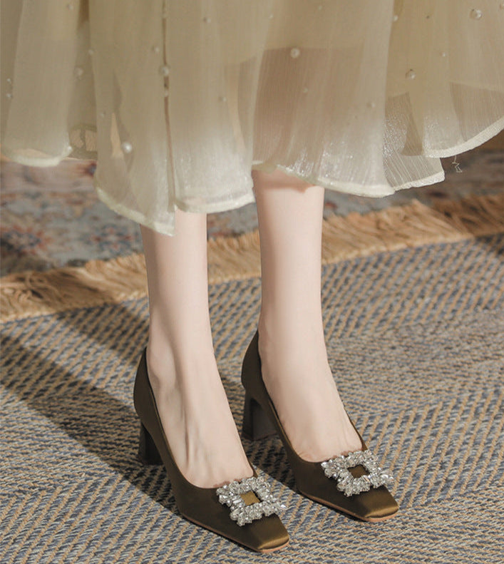 褶皱喇叭袖上衣和高腰裙套装，配腰带 – Rosiny 