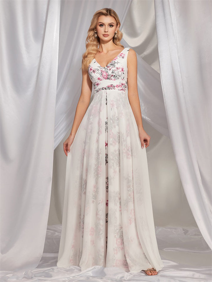 Haut à manches évasées plissées et ensemble jupe longue avec ceinture à la taille – Rosiny 