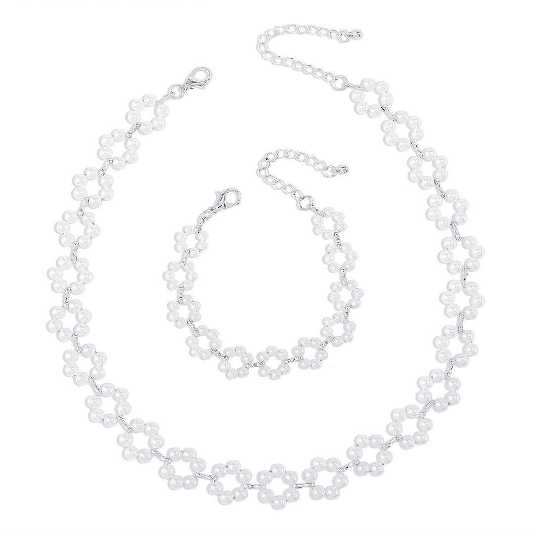 pearl choker and bracelet set – GRACE