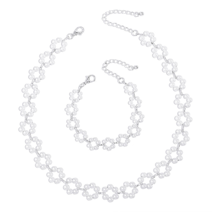 pearl choker and bracelet set – GRACE