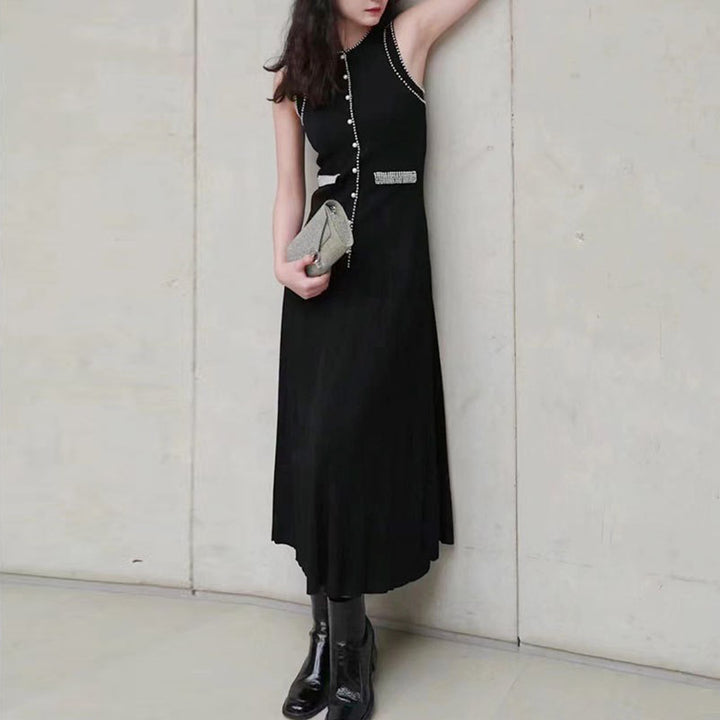 Haut à manches évasées plissées et ensemble jupe longue avec ceinture à la taille – Rosiny 