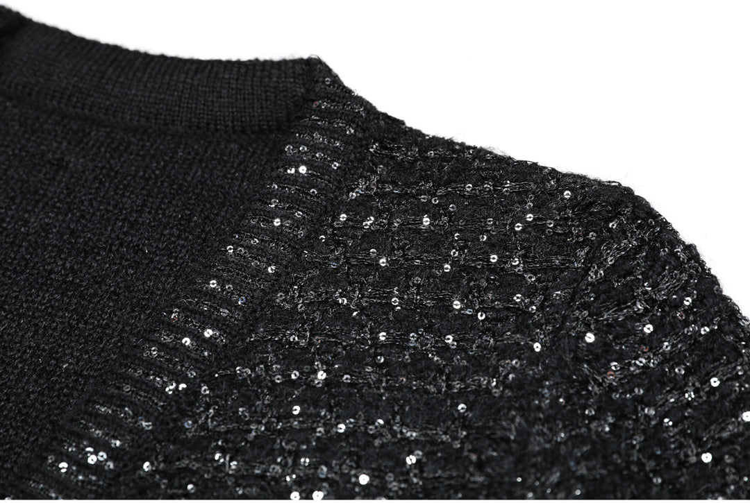 Geplooide top met uitlopende mouwen en maxi-rok set met tailleband – Rosiny 