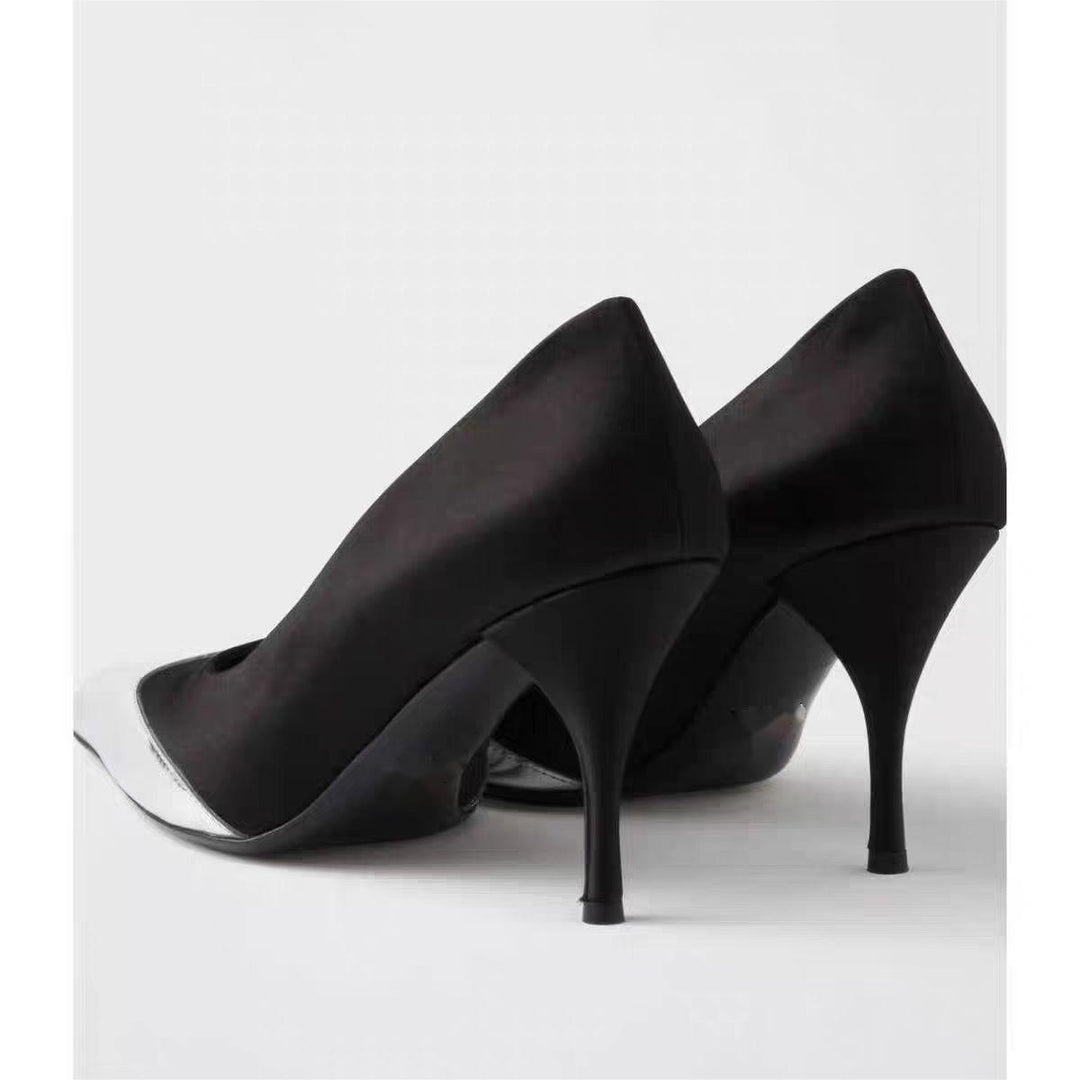 أحذية بكعب عالٍ مدببة من الأمام مع غطاء معدني - نوفيكا