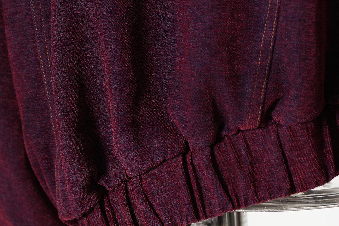 Haut à manches évasées plissées et ensemble jupe longue avec ceinture à la taille – Rosiny 