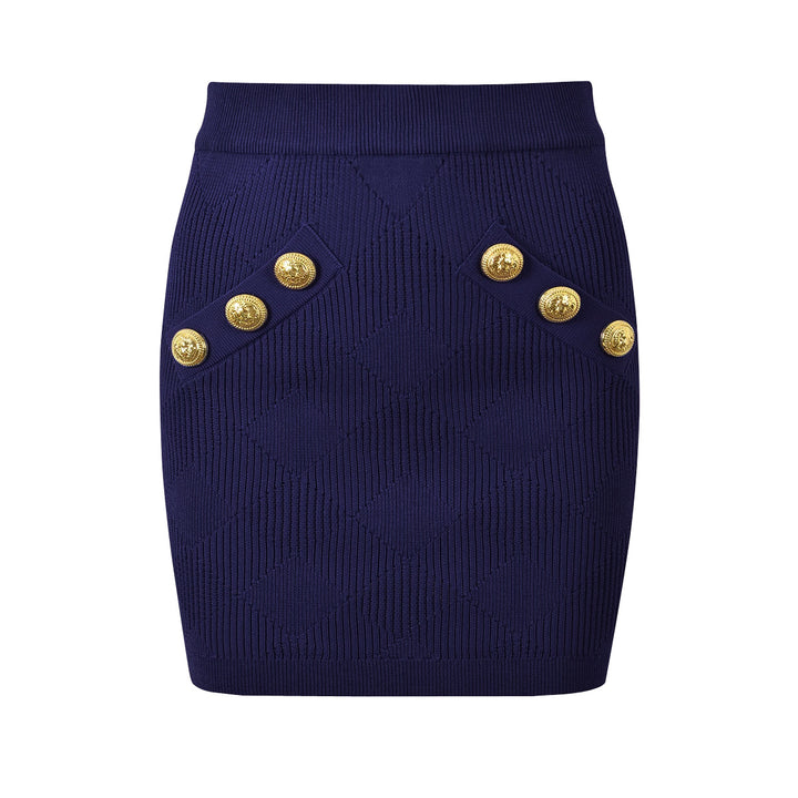 褶皱喇叭袖上衣和高腰裙套装，配腰带 – Rosiny 