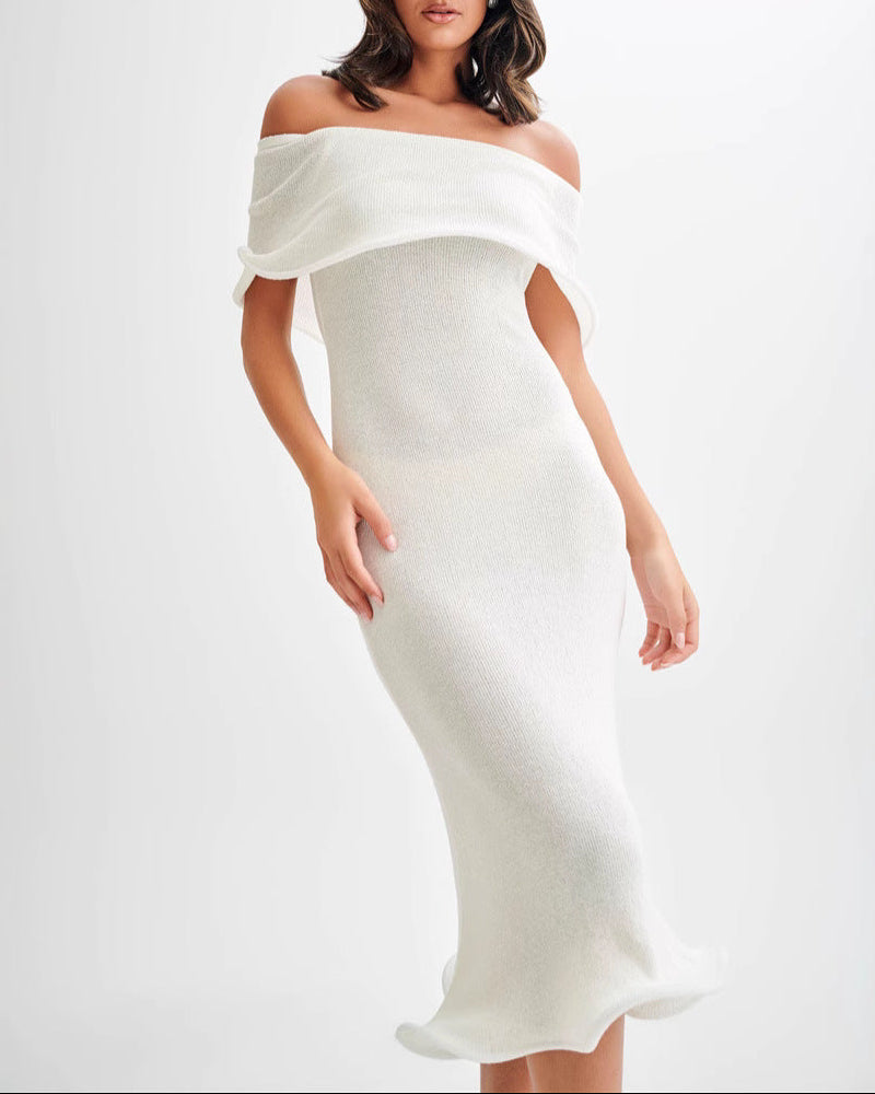 Haut à manches évasées plissées et ensemble jupe longue avec ceinture à la taille – Rosiny 