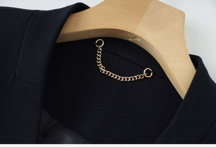 Belted wrap blazer and flared trousers set – IRON