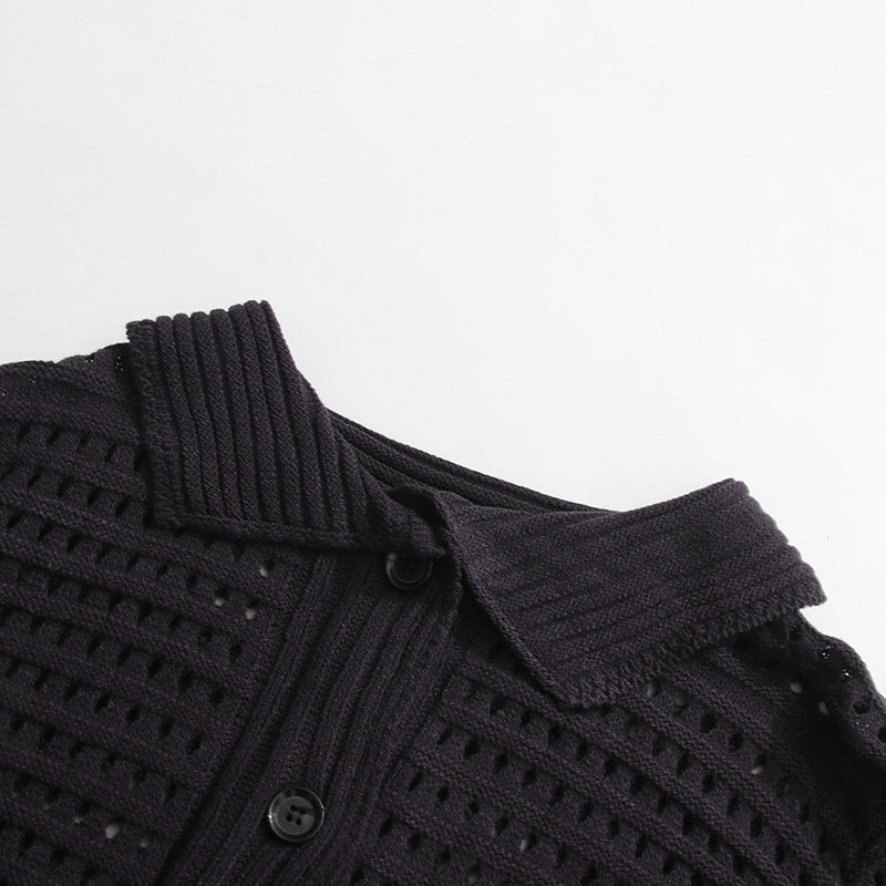 fringed crochet button-up jacket – SNORÉL