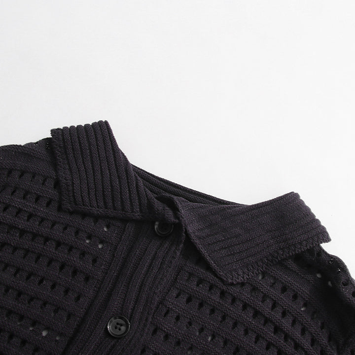 fringed crochet button-up jacket – SNORÉL