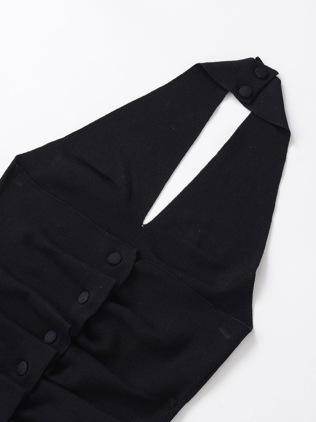 halter-neck tailored vest with open back – VIVA