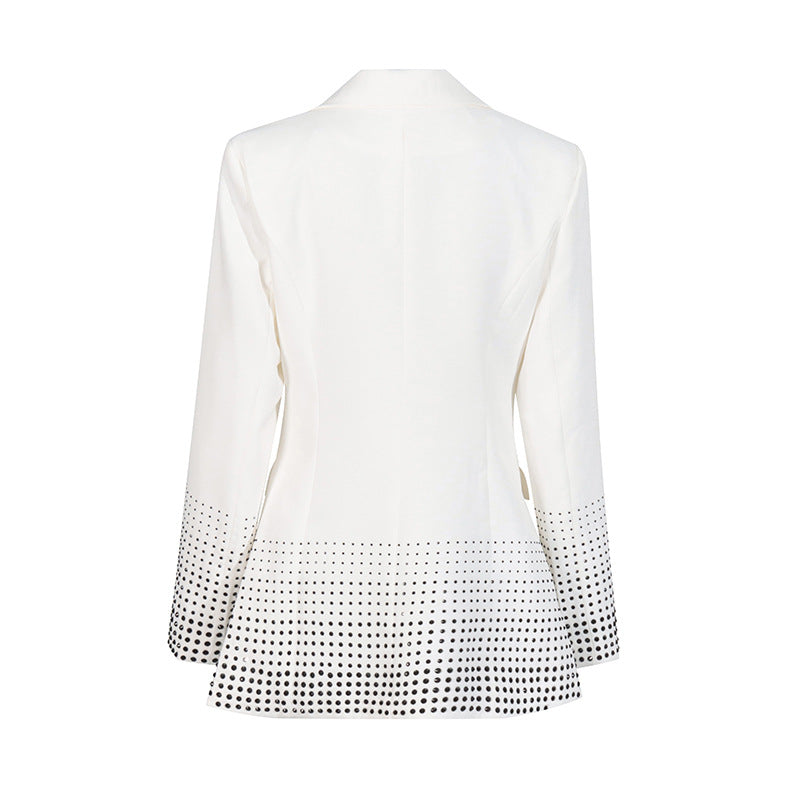 بليزر مزدوج الصدر بحافة مقصوصة بالليزر - أردينيم