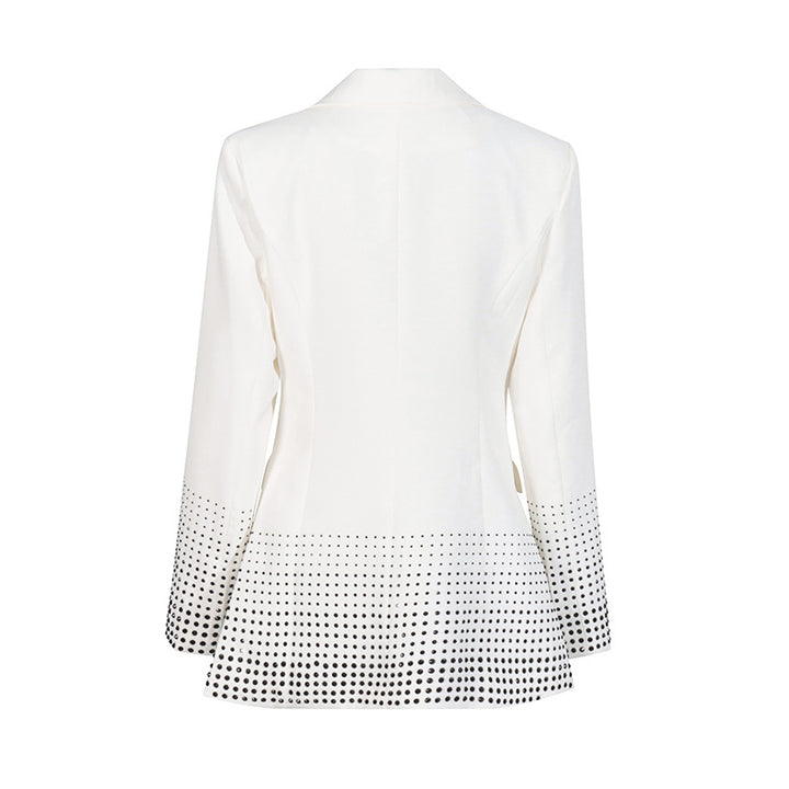 بليزر مزدوج الصدر بحافة مقصوصة بالليزر - أردينيم