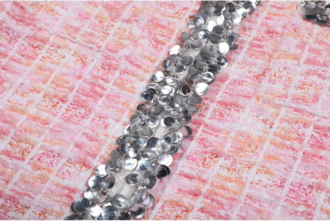 Haut à manches évasées plissées et ensemble jupe longue avec ceinture à la taille – Rosiny 