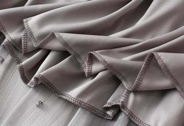 embellished tulle A-line midi skirt – MOONLIT