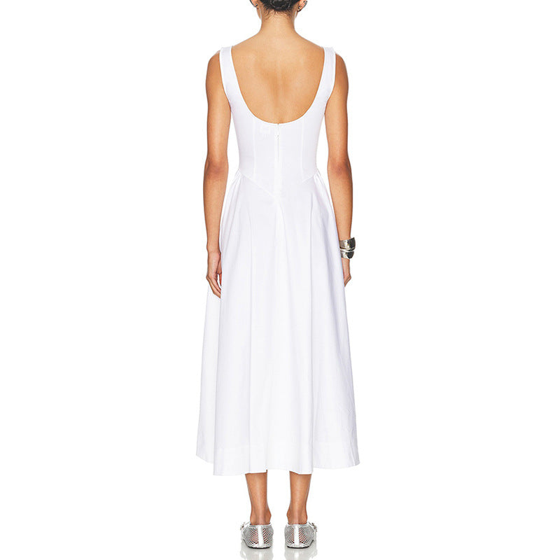 Haut à manches évasées plissées et ensemble jupe longue avec ceinture à la taille – Rosiny 