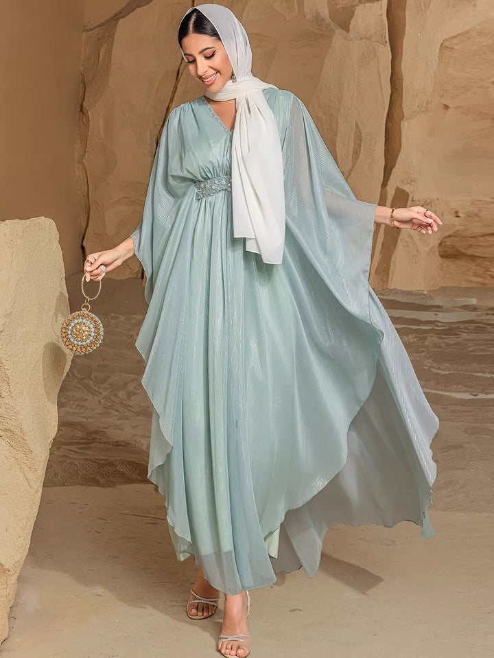 sculpted evening dress with modern statement details – LUMIÈRE