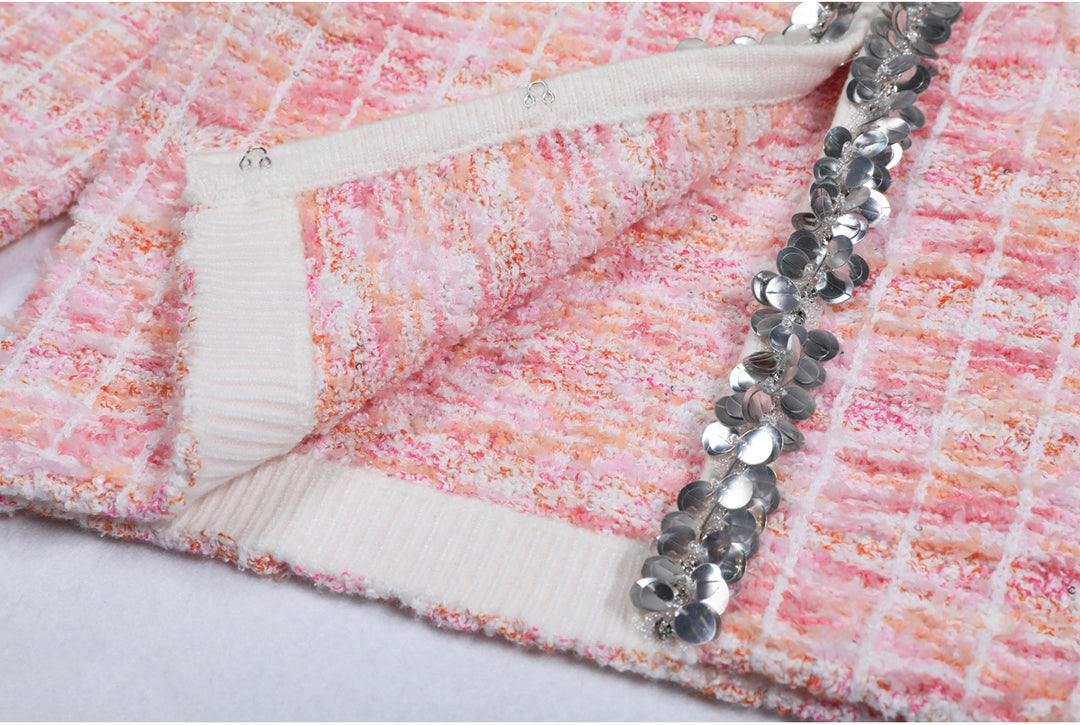 Haut à manches évasées plissées et ensemble jupe longue avec ceinture à la taille – Rosiny 