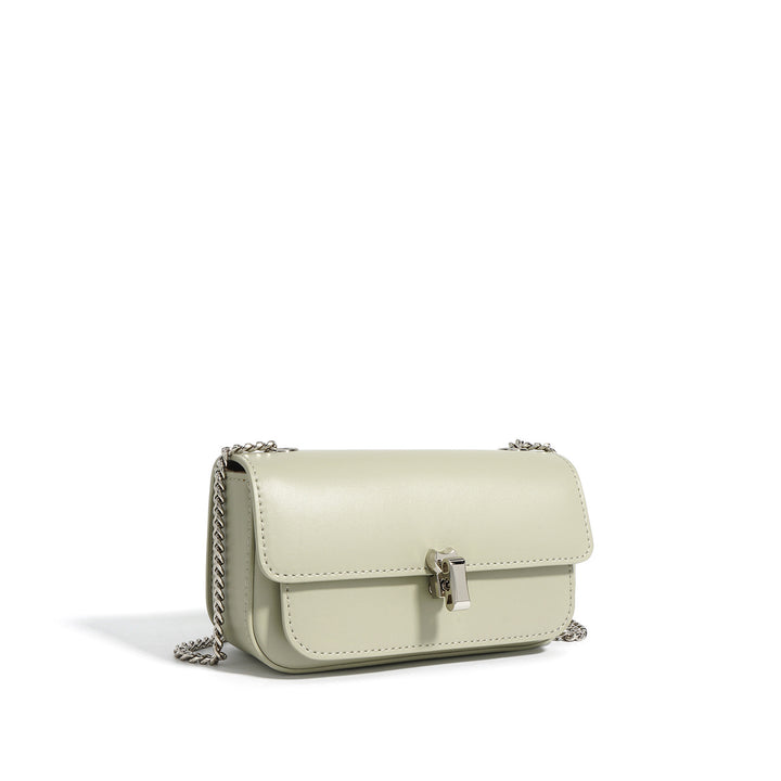 编织藤条手提包，配有双层皮革手柄 – LÉONIE 