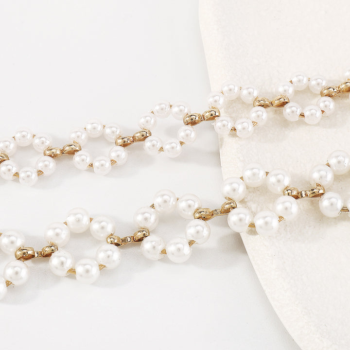 pearl choker and bracelet set – GRACE