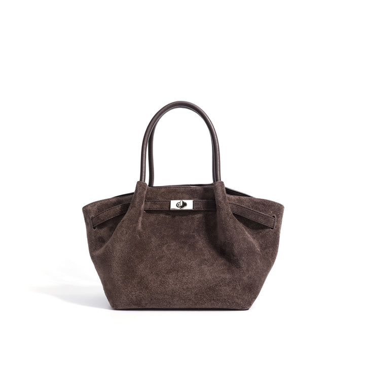 حقيبة توت من جلد الغزال بمقابض منظمة – مايفزو