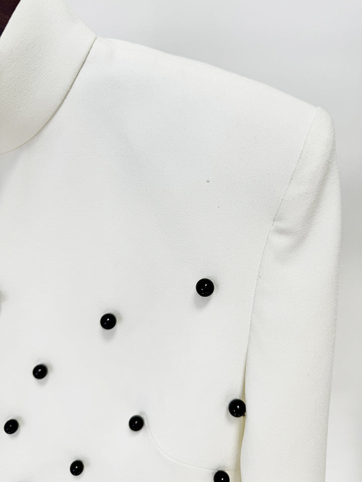 قمة محصول مرصعة وتنورة العمود طقم مع منصات الكتف - زيدي