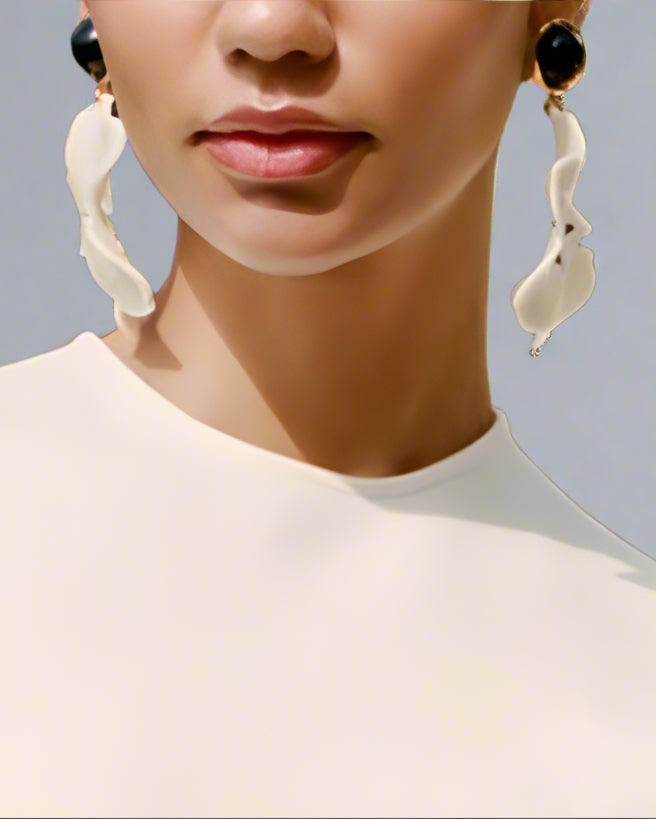 mehrfarbige Kettenhalskette mit Emaille-Seeanhängern - CORALIA 