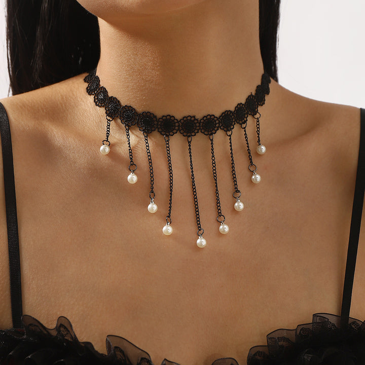 veelkleurige ketting met emaille zee bedels - CORALIA 