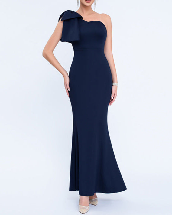 Plissiertes Oberteil mit ausgestellten Ärmeln und Maxirock-Set mit Taillengürtel – Rosiny 