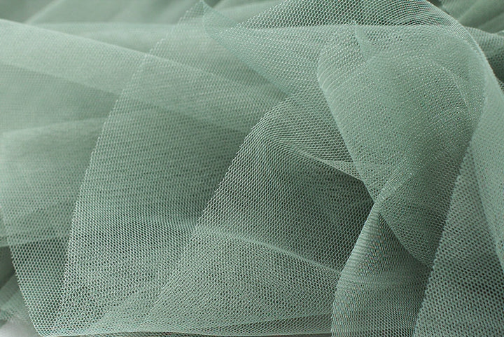 layered tulle midi skirt with asymmetric ruffle – ROSABELLE