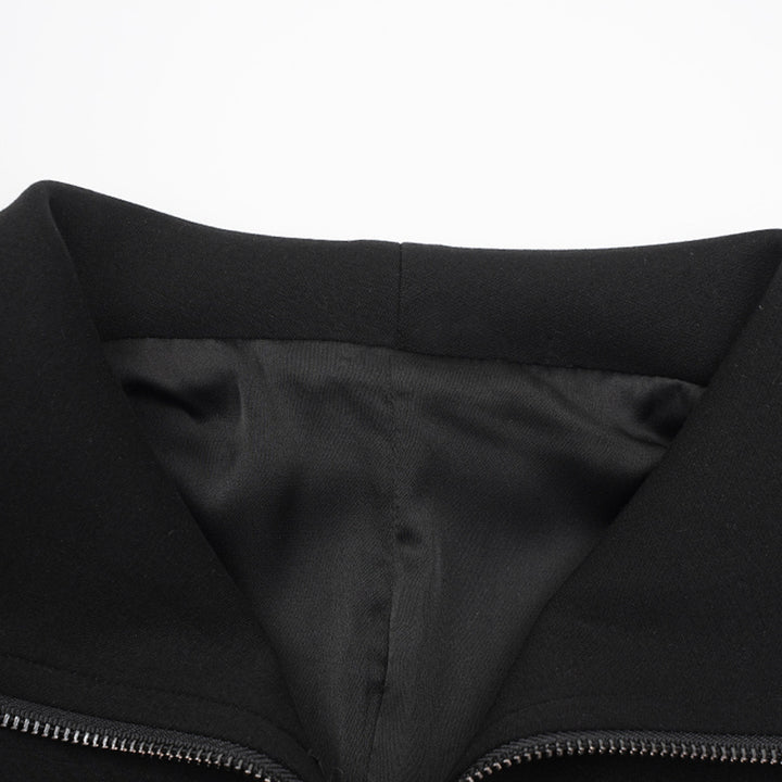 Haut à manches évasées plissées et ensemble jupe longue avec ceinture à la taille – Rosiny 