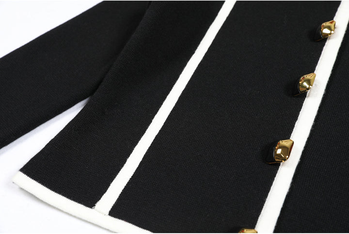 褶皱喇叭袖上衣和高腰裙套装，配腰带 – Rosiny 