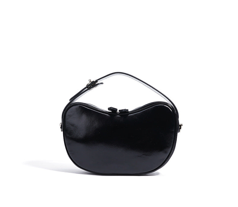 gewebte Rattan-Tragetasche mit doppelten Ledergriffen – LÉONIE 