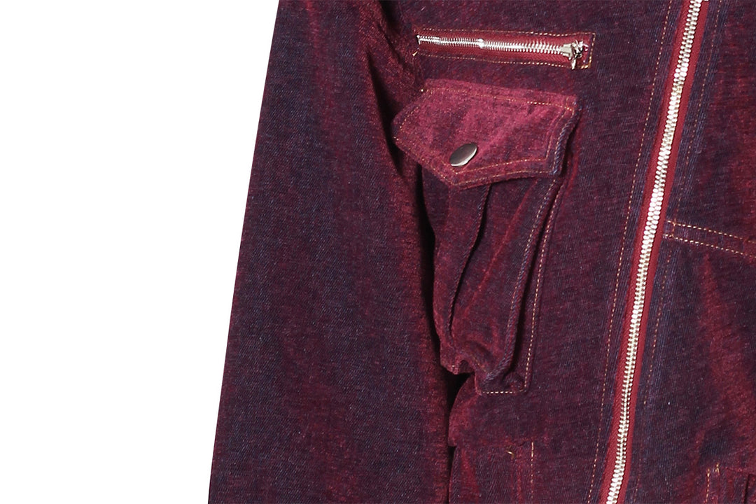 Haut à manches évasées plissées et ensemble jupe longue avec ceinture à la taille – Rosiny 