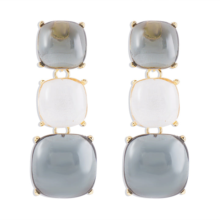 collier chaîne multicolore avec breloques de mer en émail - CORALIA 