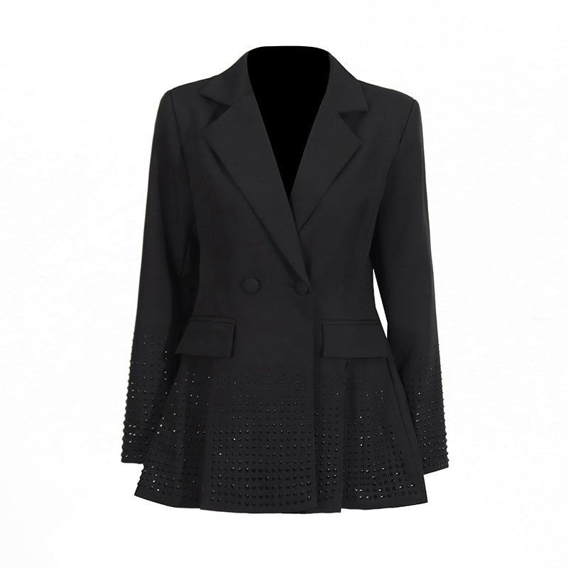 بليزر مزدوج الصدر بحافة مقصوصة بالليزر - أردينيم