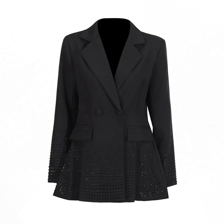 بليزر مزدوج الصدر بحافة مقصوصة بالليزر - أردينيم