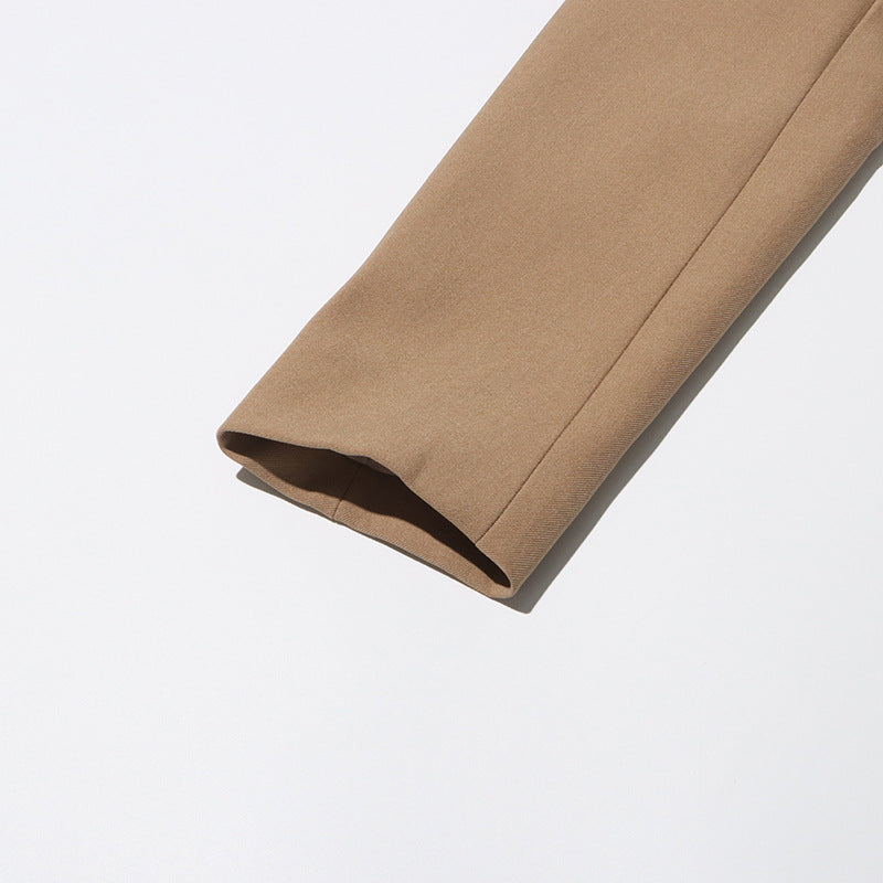 Geplooide top met uitlopende mouwen en maxi-rok set met tailleband – Rosiny 