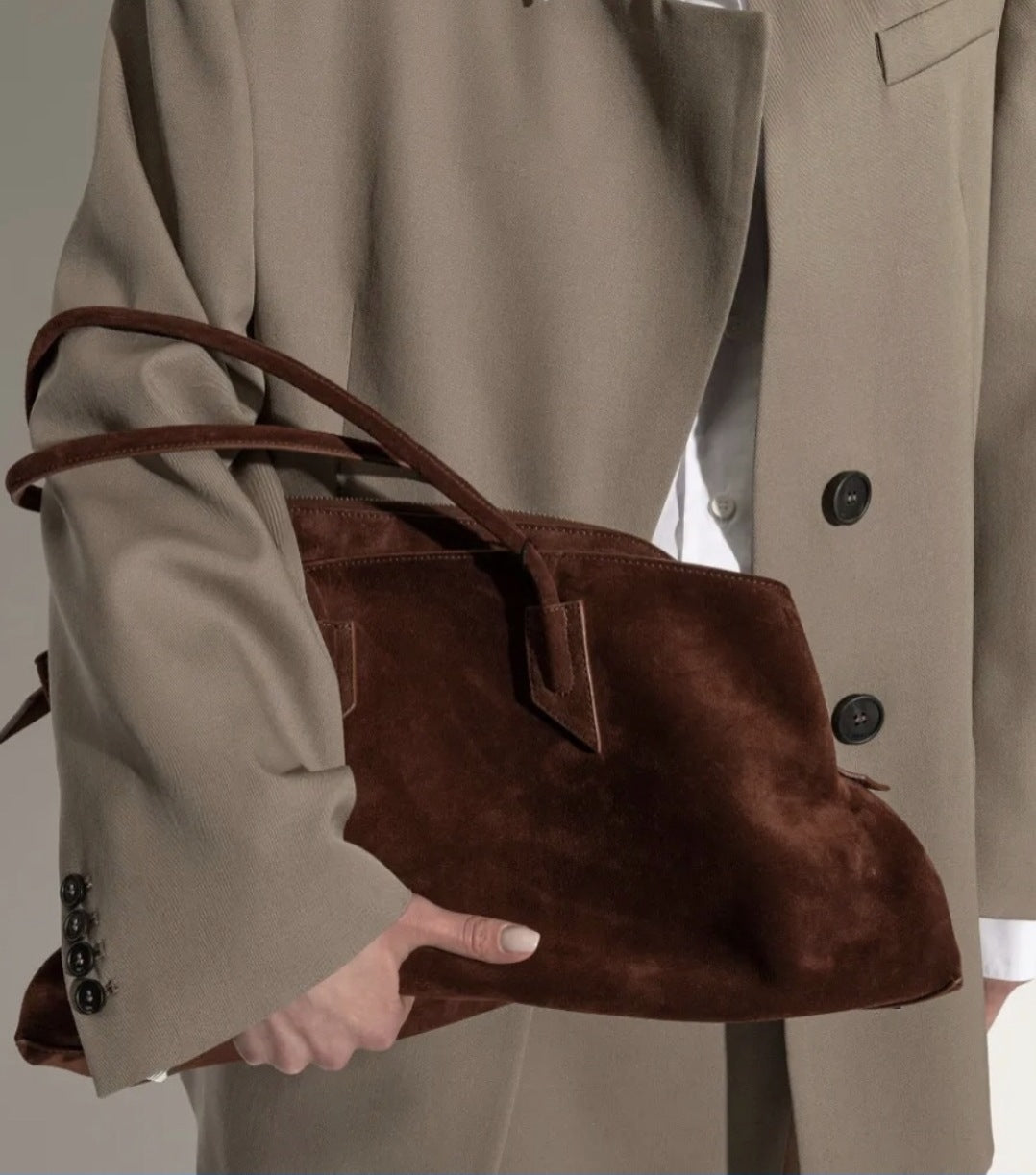 sac cabas en rotin tissé avec doubles poignées en cuir – LÉONIE 